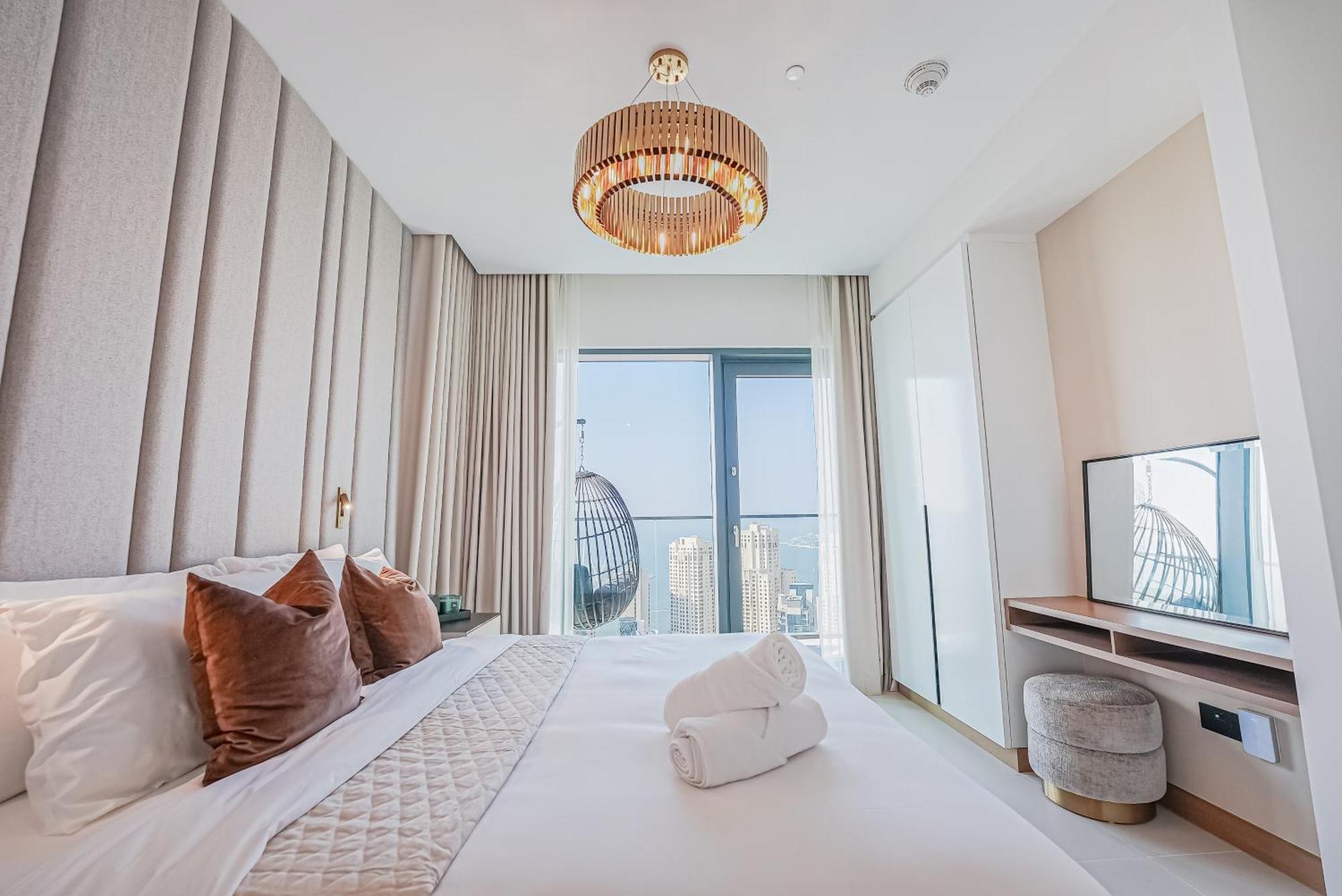 Modern 2Br High Floor Haven In Vida Dubai Marina Apartment Exterior photo